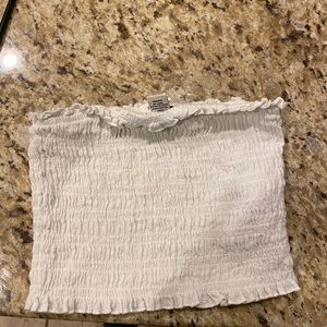 Forever 21 white tube top